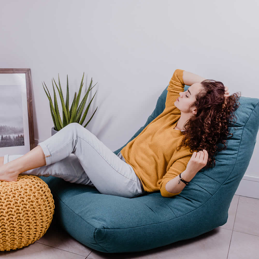 Loungee Chair Mineral Blue