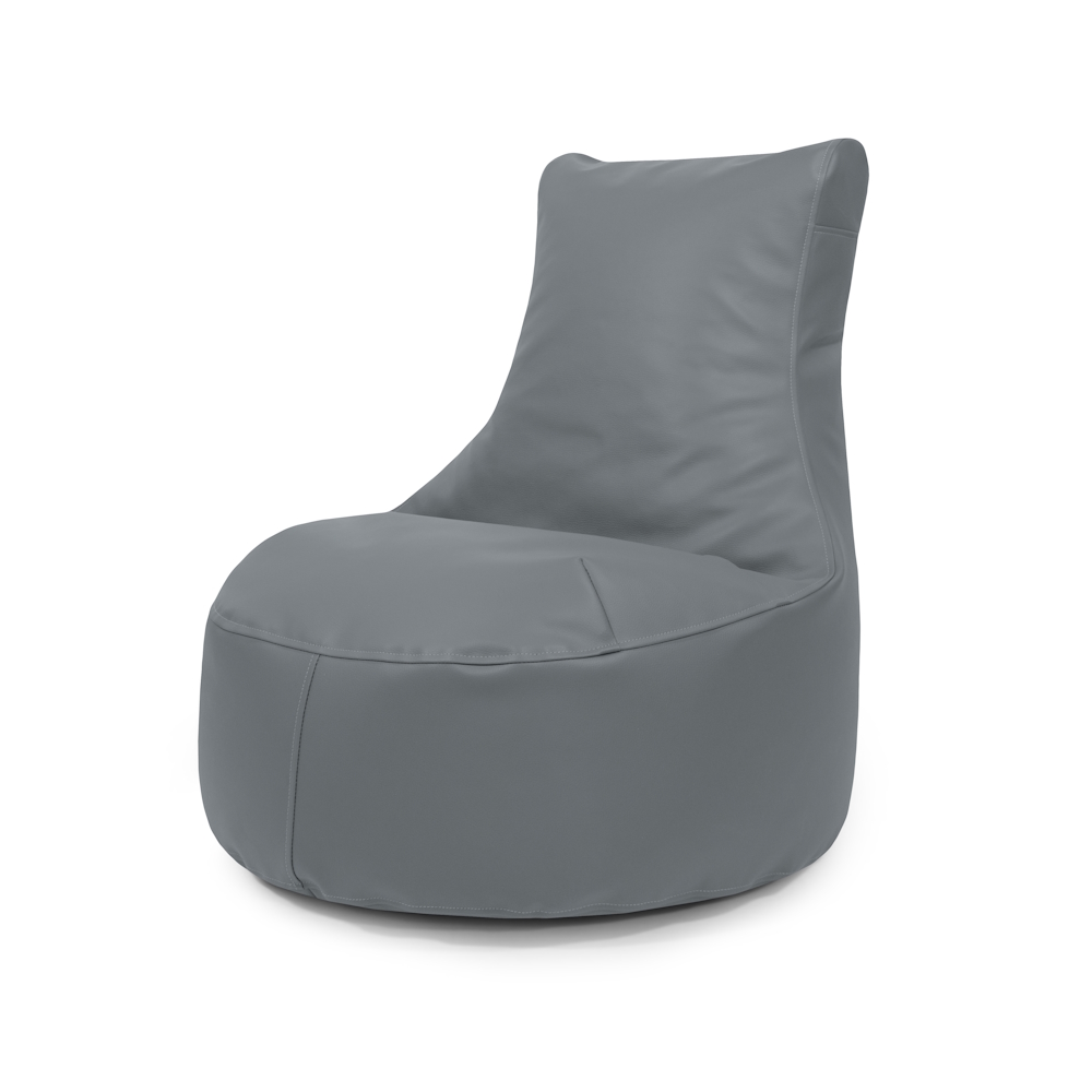 Lotus Bean Bag Chair - Grey