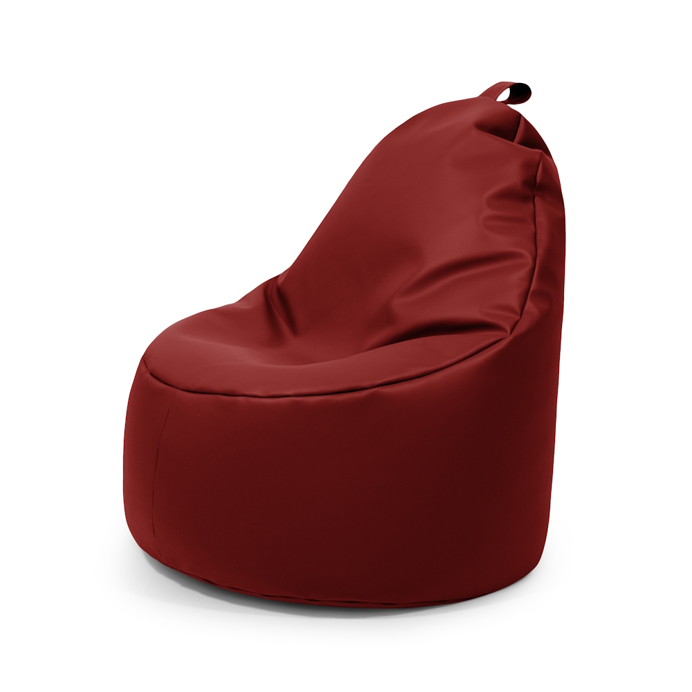 Scoop Bean Bag Chair - Dark Red
