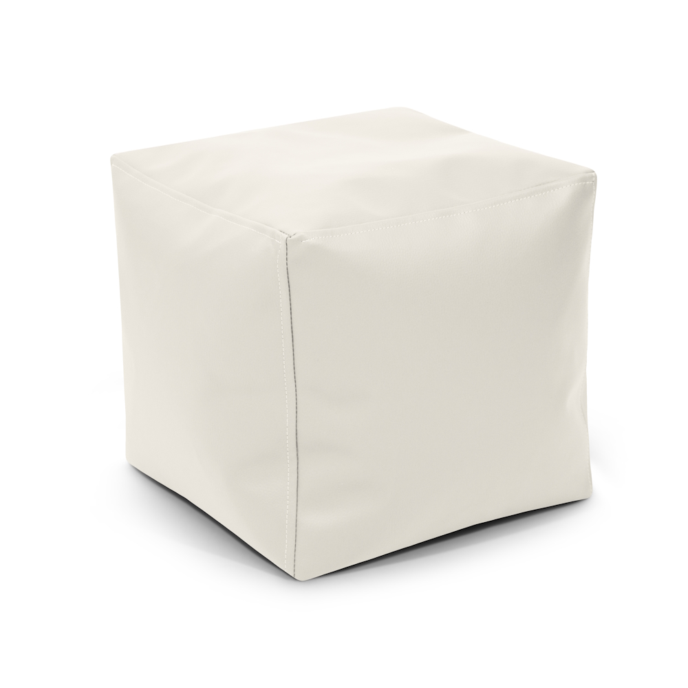 Relax Bean Bag Stool / Footstool - White