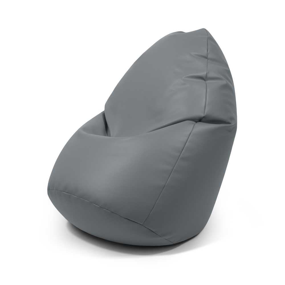 Pear Bean Bag Chair - Grey
