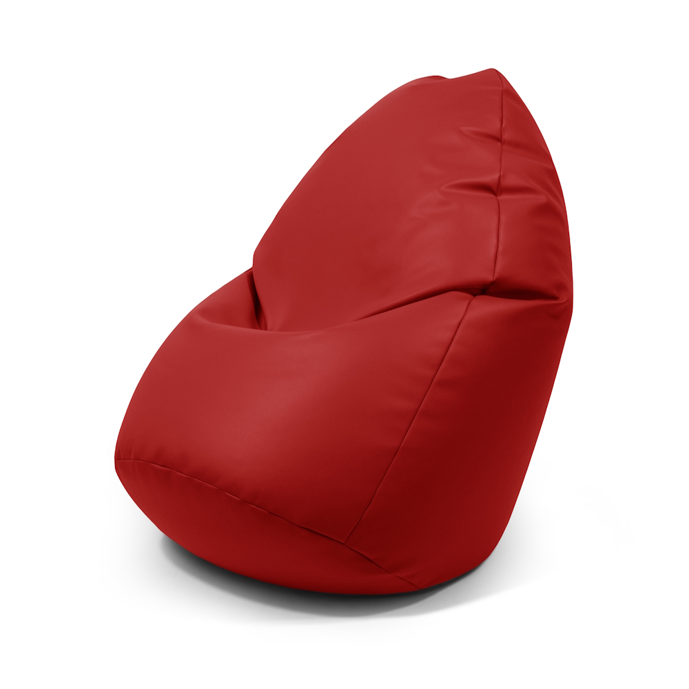 Pear Bean Bag Chair - Red