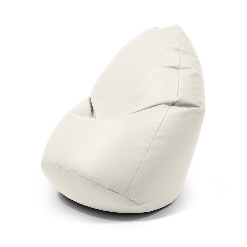 Pear Bean Bag Chair - White