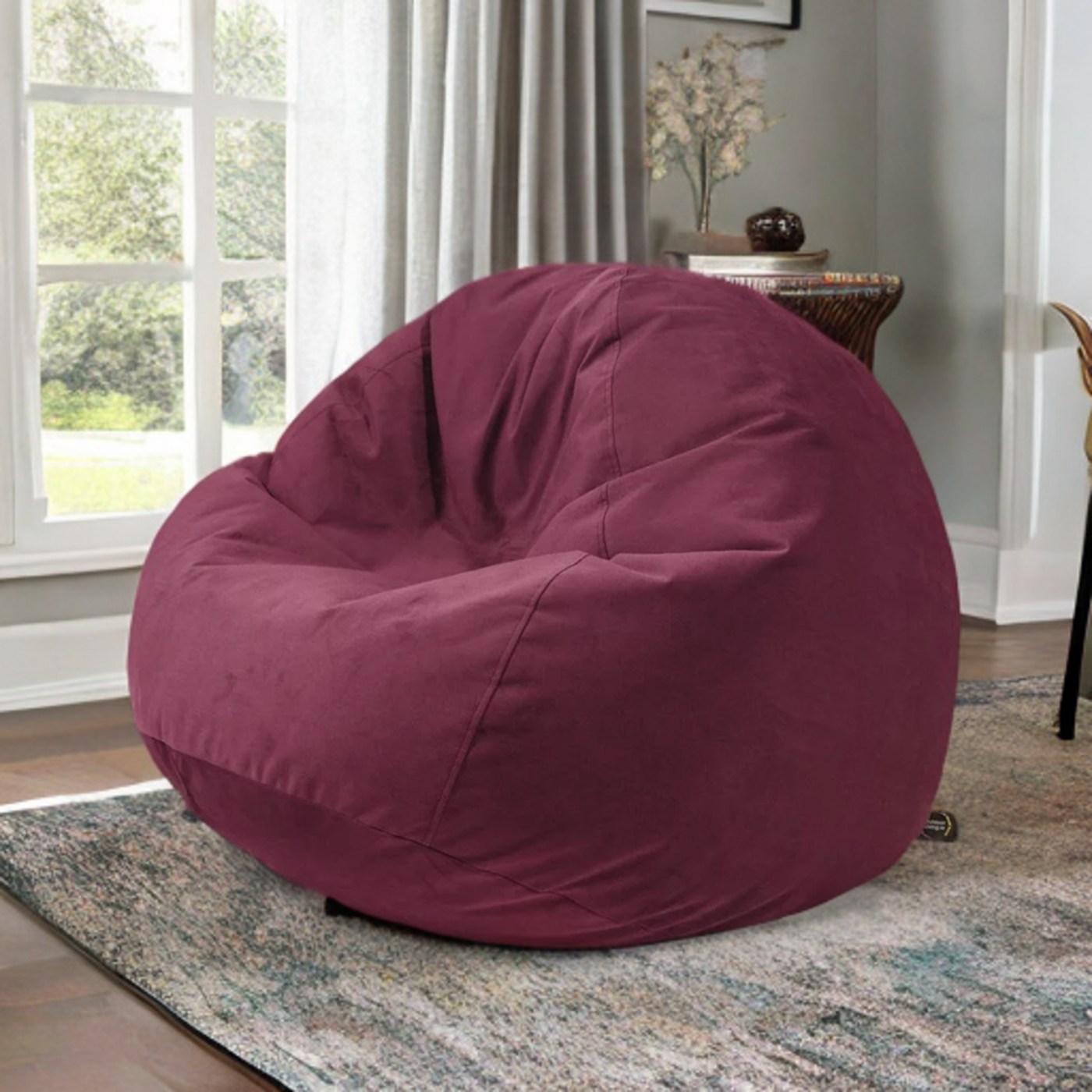 Burren Bean Bag - Dark Red
