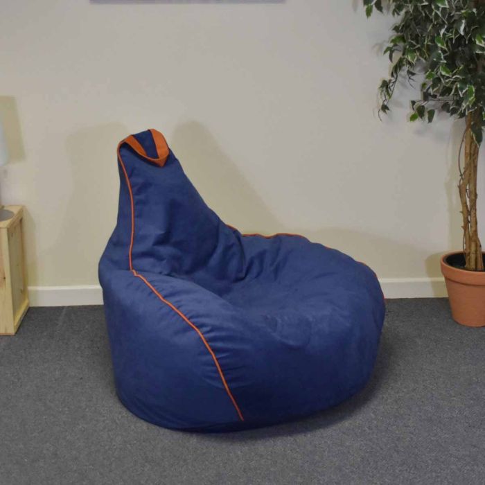 The Titan Gaming Bean Bag Chair - Blue main product photo