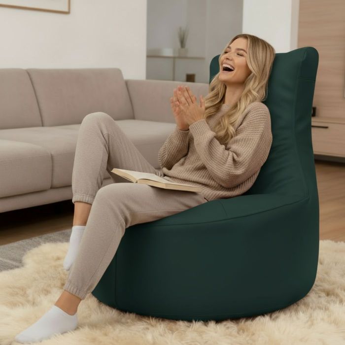 Lotus Bean Bag Chair - Green main product photo