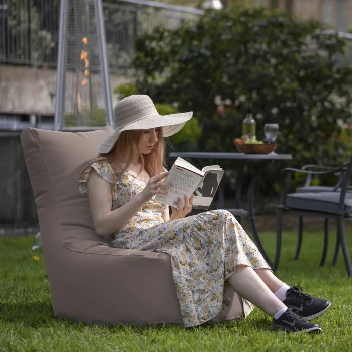 Outdoor Fengjing Chair -  Taupe Polyester