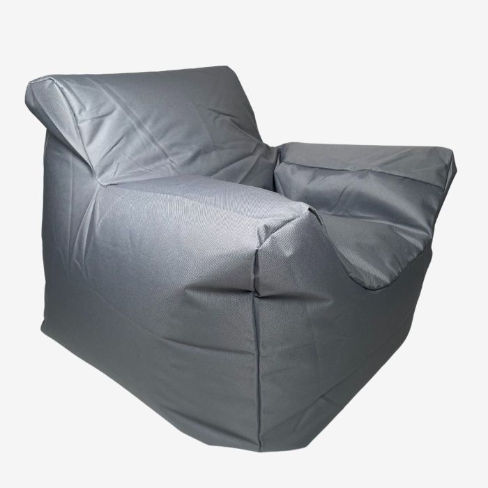 Funzee Kids Small Beanbag Chair Grey