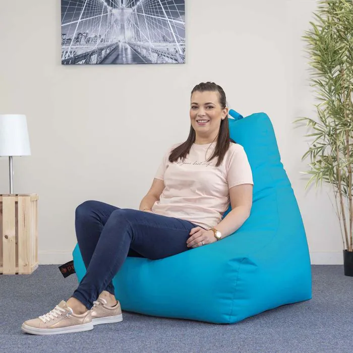 Outdoor Happy Pig Chair - Aqua Polyester