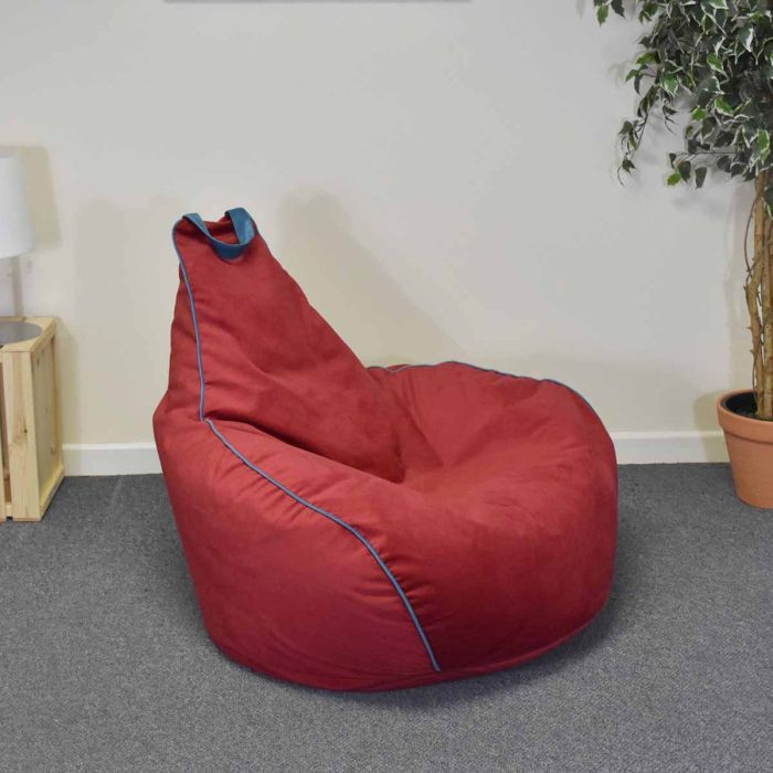 The Titan Gaming Bean Bag Chair - Red main product photo