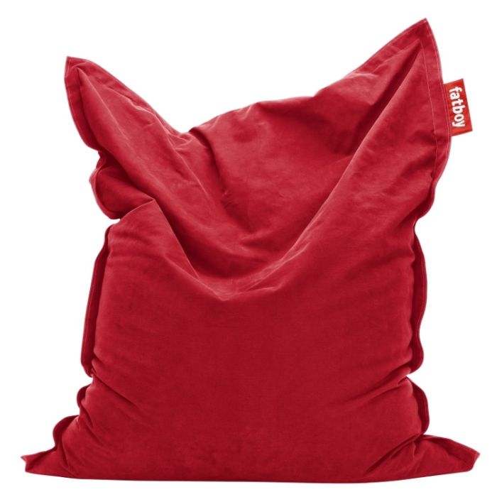 The Original Stonewashed Bean Bag Red – Fatboy main product photo