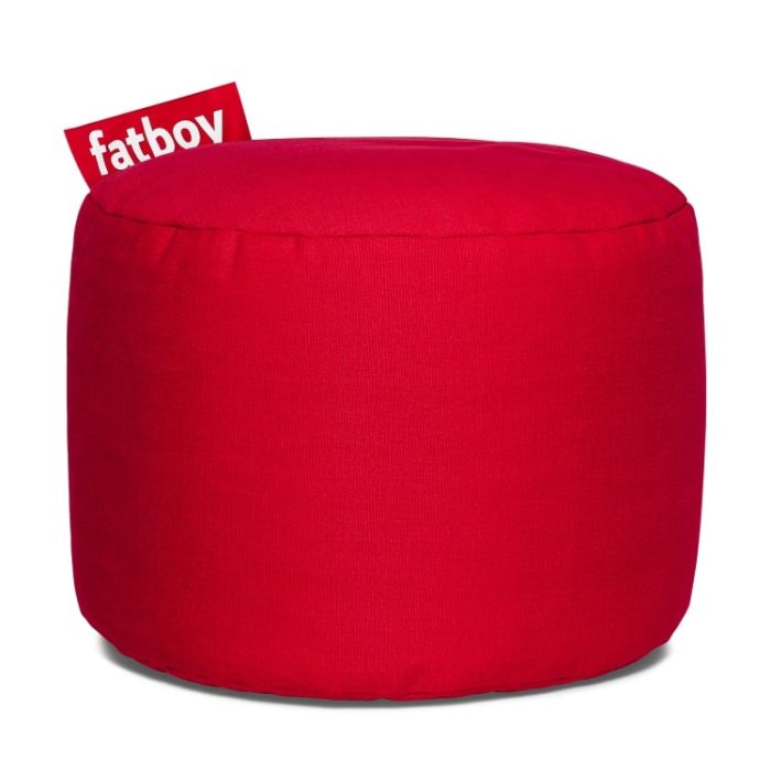 The Point Stonewashed Beanbag Red - Fatboy main product photo