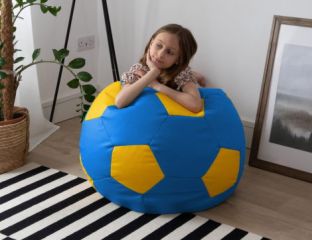 County Colours Bean Bag - Yellow and Blue 