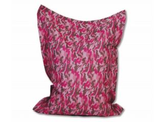 The Medium Smug Camo XL Floor Cushion - Pink