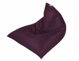 Outdoor Living Large Outdoor Pyramid Bean Bag - Berry