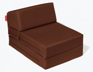 Single Chair Bed - Chocolate