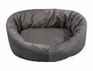 Happy Pig Plush Doggy Bed - Taupe