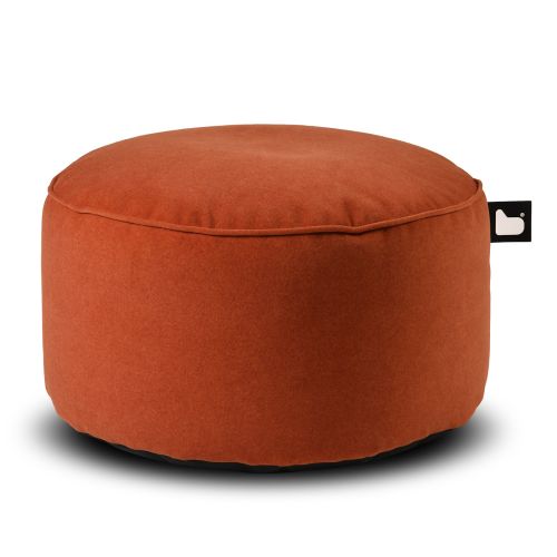 Extreme Lounging B Pouffe Brushed Suede - Rust
