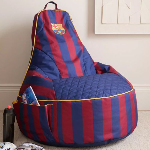 FC Barcelona Football Striped Gaming Bean Bag Chair