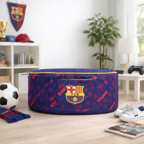 FC Barcelona Drum Footstool