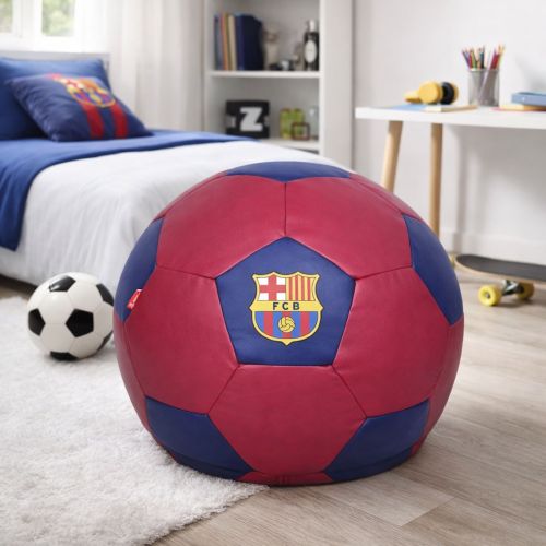 FC Barcelona Football Beanbag with Logo