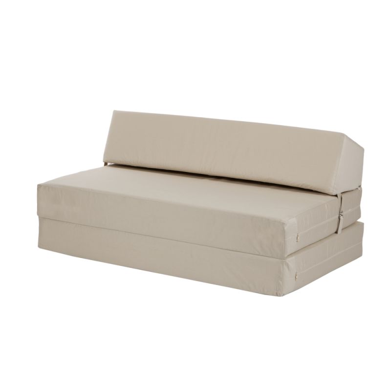 Double Chair Bed Cream