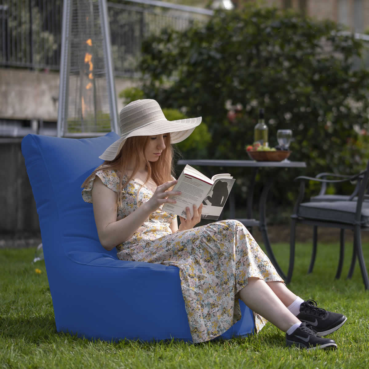 Outdoor Fengjing Chair – Petrol Polyester
