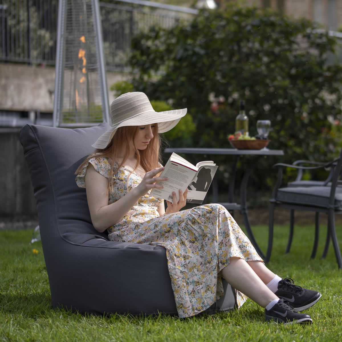 Outdoor Fengjing Chair – Grey Polyester