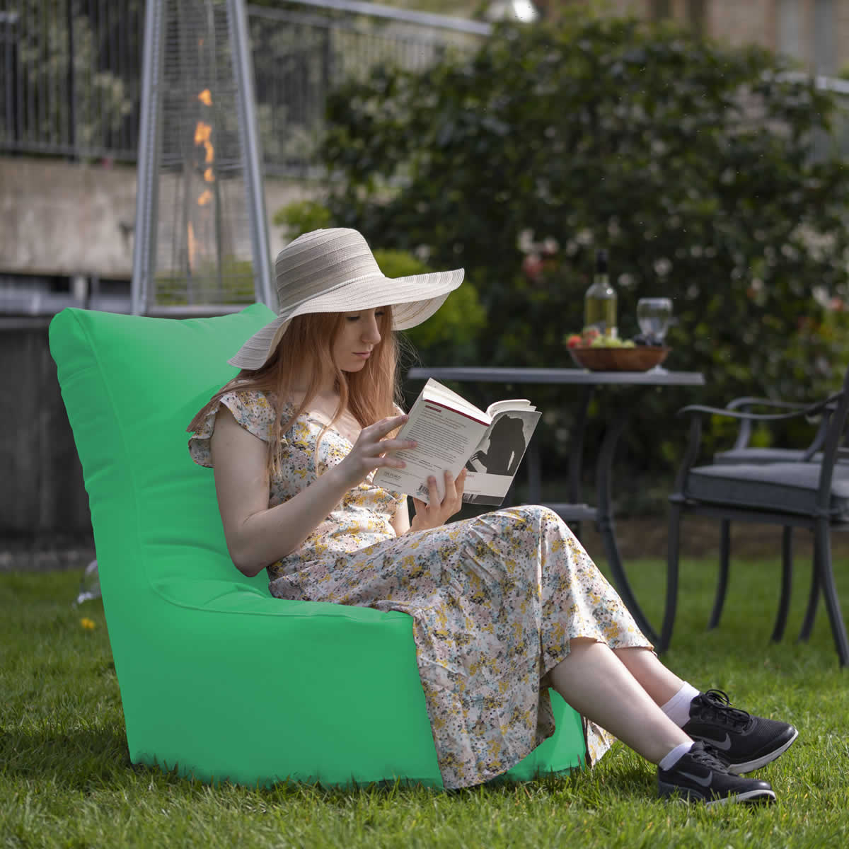 Outdoor Fengjing Chair – Green Polyester