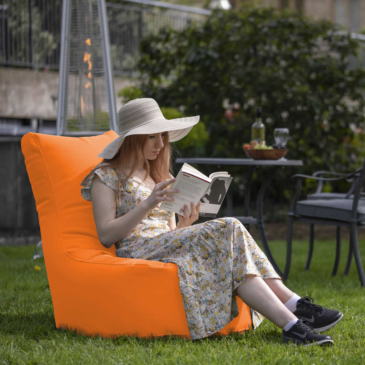 Outdoor Fengjing Chair – Orange Polyester