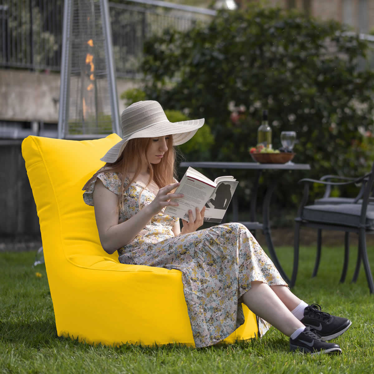 Outdoor Fengjing Chair – Yellow Polyester