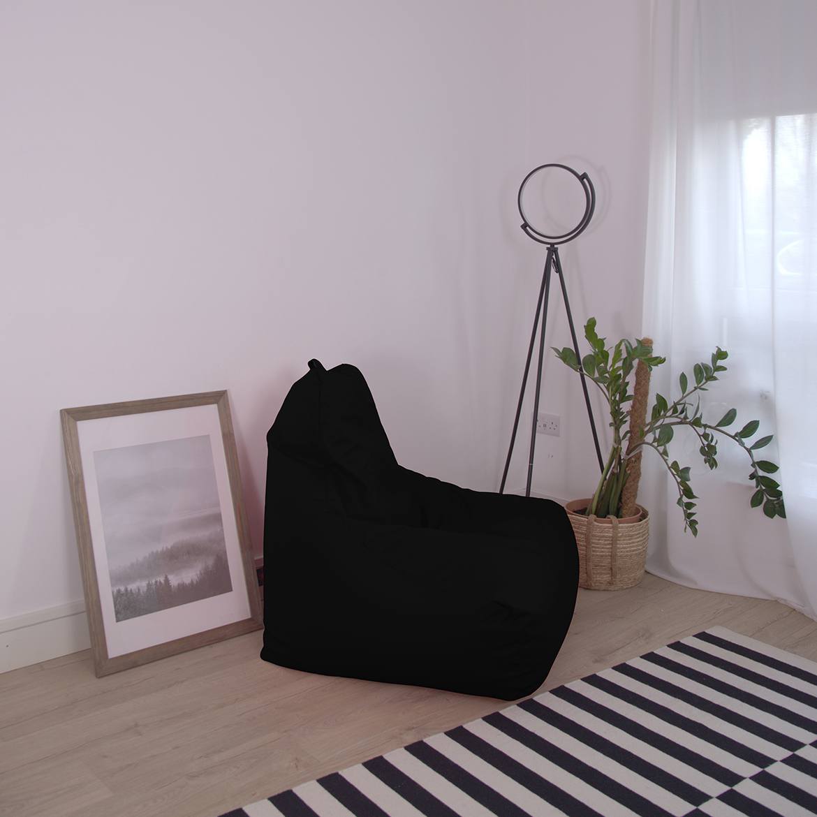 Happy Pig Mini Chair Black