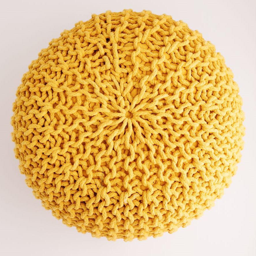 The Burren Knitted Pod Ochre