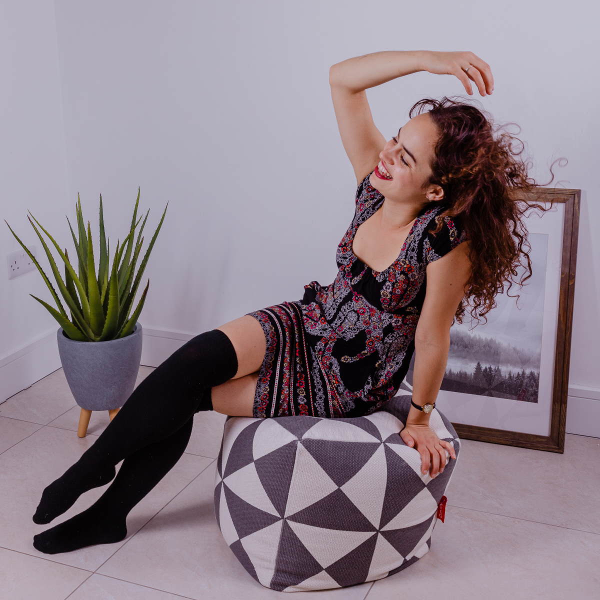 Marrakesh Cube Grey – Ethnic Cube