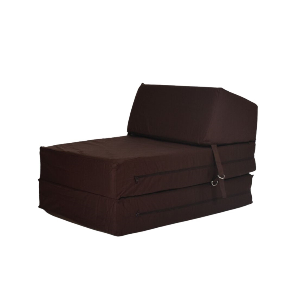 Single Chair Bed in Chocolate