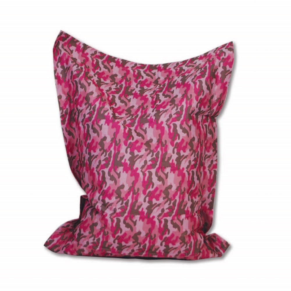 The Medium Smug Camo XL Floor Cushion - Pink