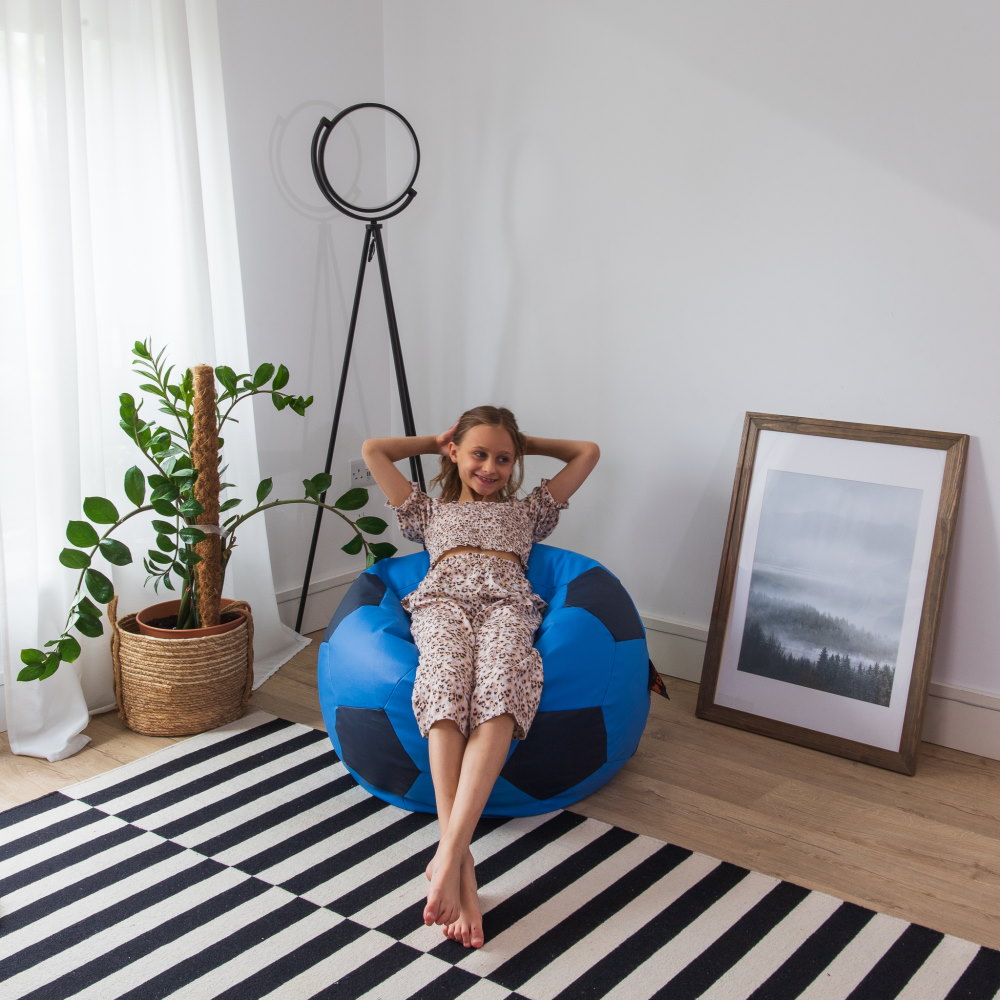 County Colours Football Bean Bag - Dublin Blue