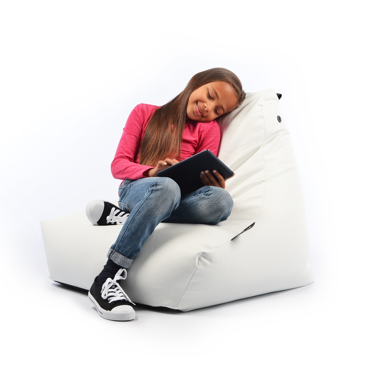 Extreme Lounging Indoor Mini B Beanbag – White