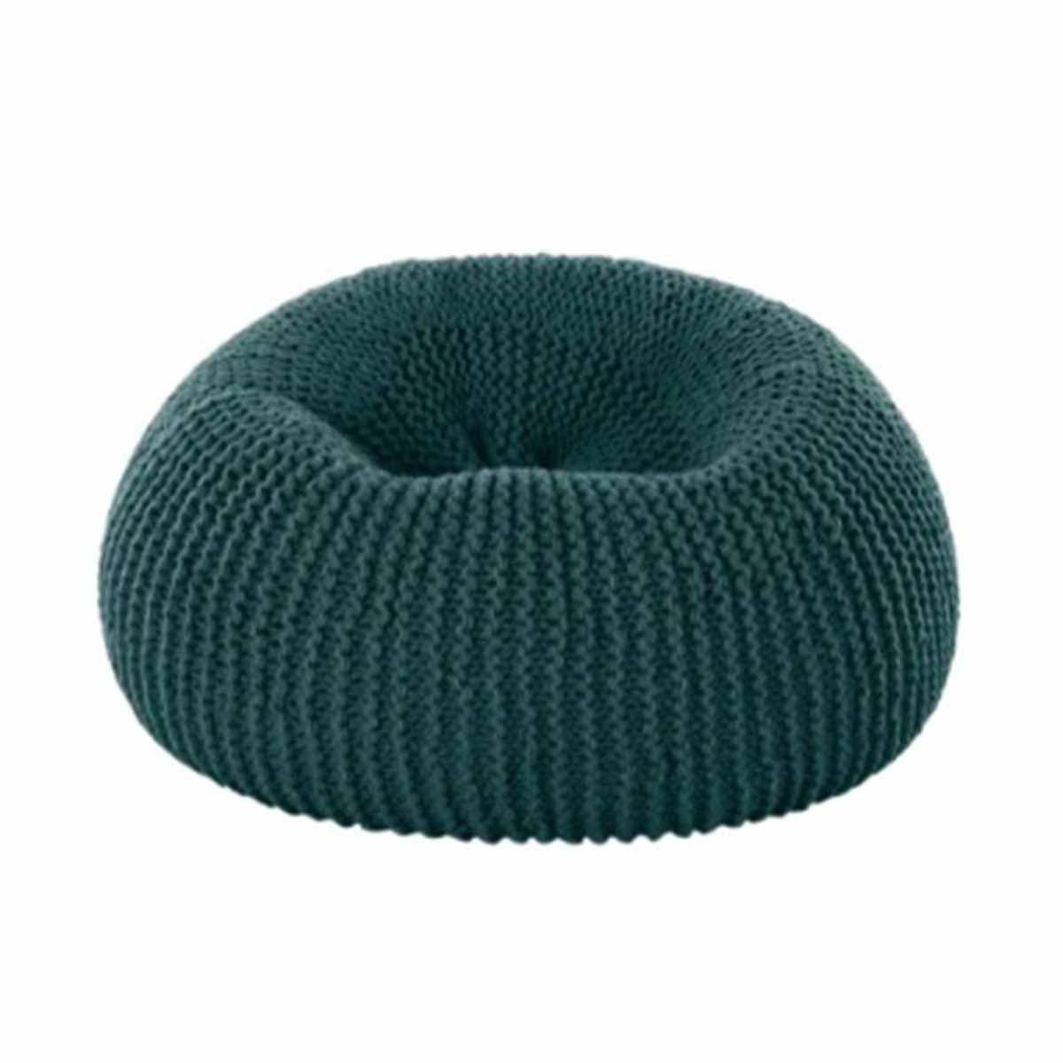 Wool Vincent Van Goat Pod Bean Bag in Dark Green
